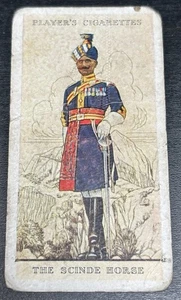 John Player Cigarette Card - Military Uniforms, 1938 - No. 14, The Scinde Horse - Picture 1 of 2