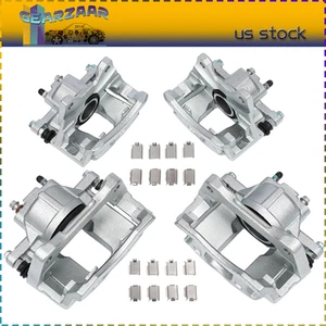Front & Rear Disc Brake Calipers w/ Bracket For 2008-2017 Jeep Wrangler Nitro - Foto 1 di 15