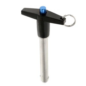 6mm T Style Stainless Steel Ball Lock Bolts Quick Release Pin 15-50MM Length - Picture 1 of 43