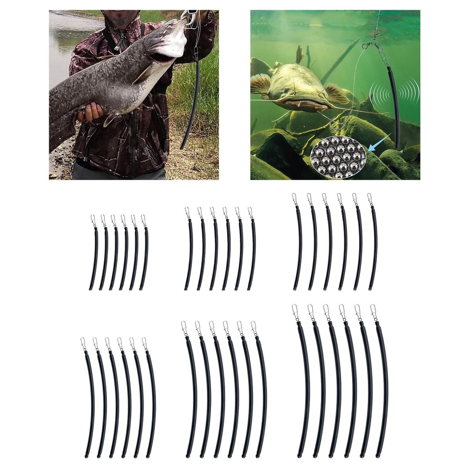 6x pesi da traino per pesci gatto, piombi anti-incastro per il drifting con - Immagine 1 di 1