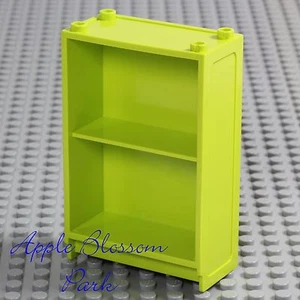 LEGO Minifig Lime BOOK SHELF Girl Boy Elf Friends Green Story Bookcase Bookshelf - Picture 1 of 3