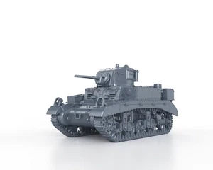WWII US TANKS - M3 STUART Mk I 'Honey' - 1/56 1/72 1/87 1/100 - Foto 1 di 4