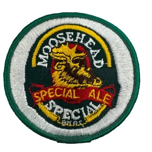 Vintage Beer Patch Moosehead Canadian Special Ale Lager 3” 80s Patch NOS - Bild 1 von 3