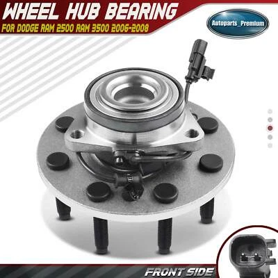 Conjunto de cojinete de cubo de rueda delantero derecho/derecho para Dodge Ram 2500 Ram 3500 2006-2008 Foto 1 de 4