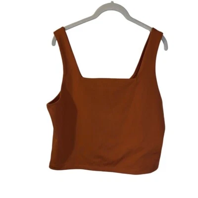 C&C California Women's Contour Cropped Tank Top Size XL NEW Stretch Athleisure - Image 1 of 4