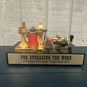 Morse Code Key Sounder Telegraph Waco 611 Transistor Stato Solido am radio Giappone - Foto 1 di 14