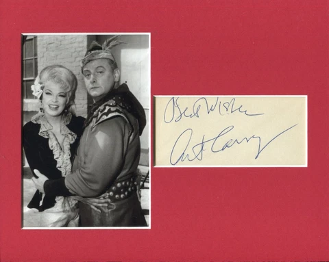Art Carney The Archer Batman Villain Rare Signed Autograph Photo Display Cover