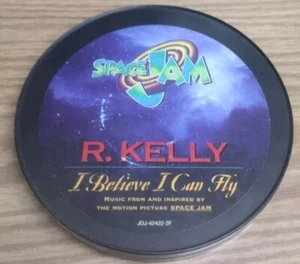 MICHAEL JORDAN SPACE JAM- "I BELIEVE I CAN FLY' R. KELLY PROMO ONLY CD TIN CASE - Picture 1 of 4