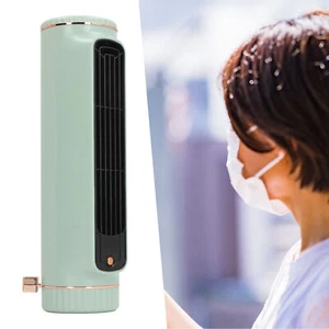Air Cooler Fan Household Mini Air Conditioner Bladeless USB Electric Floor Fan - Picture 1 of 22