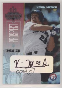 2003 Donruss Champions Signatures Notation /25 Kevin Mench #260 Auto