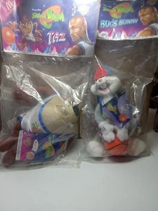 Juguete de peluche de colección Bugs Bunny & Taz 1996 McDonald's Tune Squad Space Jam  - Imagen 1 de 6