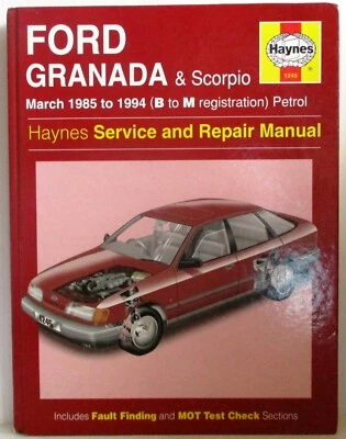 Haynes - Granada Y Scorpio 1985A 1994 (B A M Regulador) Servicio Reparacion - Imagen 1 de 4