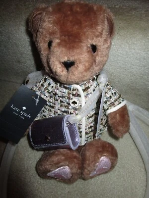 Bolso Bandolera Kate Spade Oh What Fun 3D Oso de Peluche Vacaciones Navidad Limitado Foto 1 de 4
