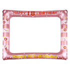 2pcs Birthday Photo Booth Frames for Boy Girl Party