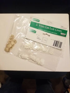Mill's Pride F12W 12 White or Beige Cam Lock Covers - Picture 1 of 2