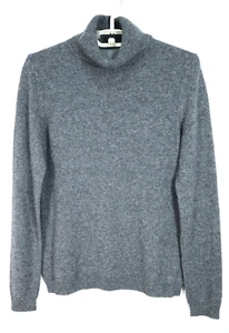 NEW CHARTER CLUB Women's Cashmere Pullover Sweater Turtleneck Deep Gray Size S - Picture 1 of 15
