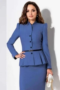 Women's Wrap Buttock Skirt Formal Business Office Casual Party Active 2 Pcs - Picture 1 of 10