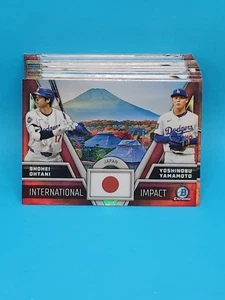 2024 Bowman Chrome - International Impact Refractors - You Pick -*UPDATED 2-2-25 - Picture 1 of 1