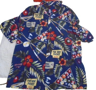 Camisa Bullhead Para Hombre XL Island Series Hawaian Pool Balls Manga Corta Foto 1 de 4
