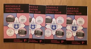 Rochdale 1968/69 Division 4 Auswahl Heimliga Programme aus Menü - Bild 1 von 5
