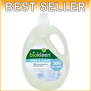 Gentle Hypoallergenic Laundry Detergent - Plant-Based, Unscented, 300 Loads - Picture 1 of 9