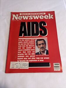 1985 August 12 Newsweek Magazine, AIDS (MH18)