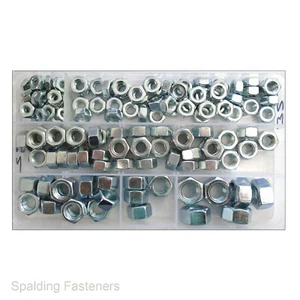 Zinc Plated UNF Hexagon Full Nuts - Assorted Box & Individual Sizes Available - Picture 1 of 12