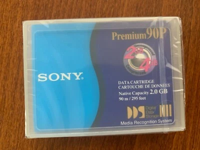 Sony Premium 90P DDS Data Cartridge 2 GB New And Sealed - Image 1 of 2