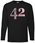 42 Long Sleeve T-Shirt The Hitchhiker's Number Guide to the Answer Galaxy Fun
