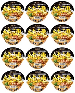 Japanische Ramen Nudeln JUNREN Miso Suppe Instant Food Becher Sapporo Hokkaido 147g - Bild 1 von 16