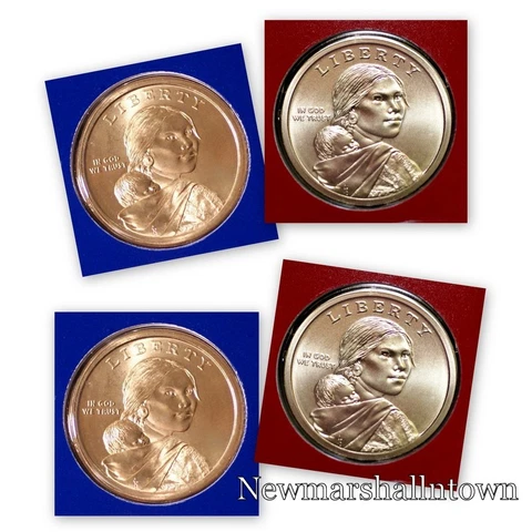 2015 P+D Native American Sacagawea Mint Set ~ Pos A+B PD in U S Mint Wrap Cover