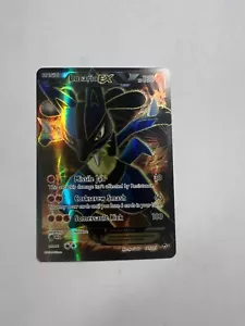 Lucario EX Pokemon Card Holographic Full Art 107/111 Ultra Rare XY Furious Fists - Picture 1 of 8