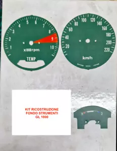 HONDA GL 1000 75/78 SET FONDI CONTAKILOMETRI CONTAGIRI TEMPERATURA - Imagen 1 de 2