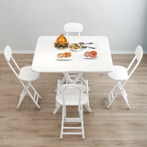 2/4/6 Seater Dining Table Bar Breakfast Room Folding Space Saving Modern Kitchen - Picture 1 of 58