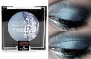 Sombra de ojos horneada Maybelline Eye Studio. EDICIÓN LIMITADA - AZUL FLORECIENTE - Imagen 1 de 3