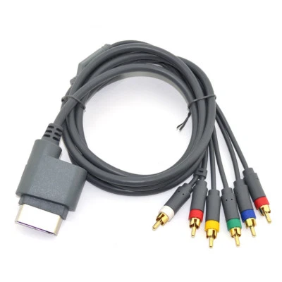 100% Genuine Microsoft Xbox 360 Component AV Video Cable Adapter Lead 2.5M - Image 1 of 4