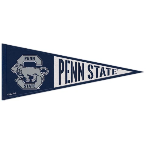 Penn State Nittany Lions Retro Logo Wool Pennant - 13"x32" Cover