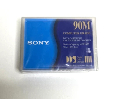 Sony Premium 90M Computer Grade Data Cartridge 2.0 GB New Sealed NOS - Image 1 of 3