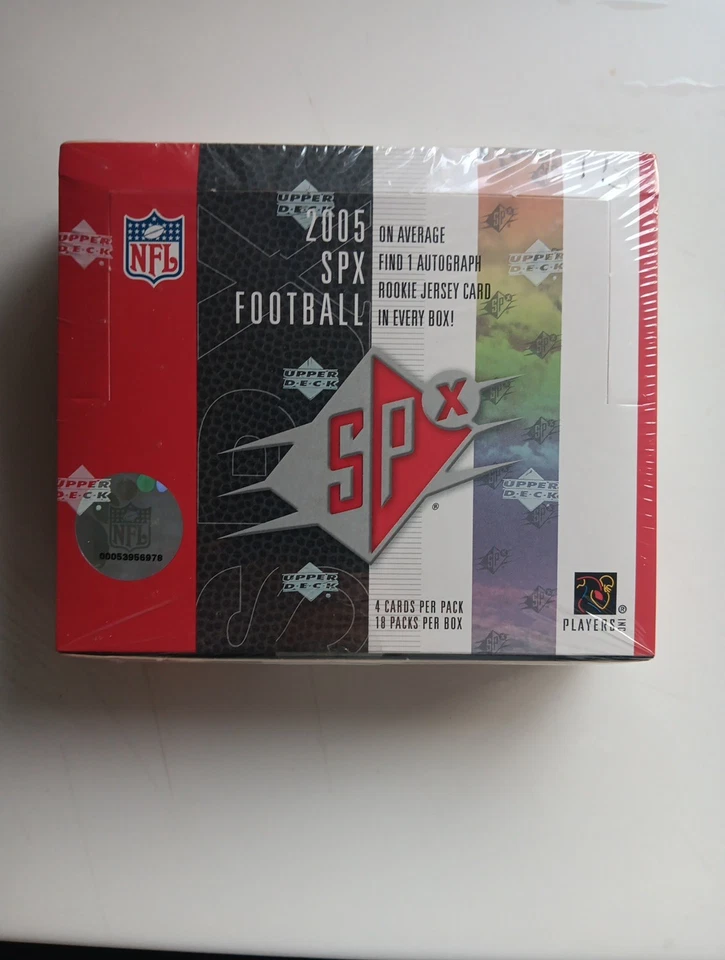 2005 SPX Football Hobby Sealed Wax Box! Possible AARON ROGERS Auto Jersey RC!!$$ - Image 1 of 4