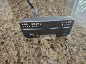 New LH 34" S7K Stand Alone-7000 MOI-400 Gram-Alignment Fixing Blade Head Putter - Picture 1 of 14
