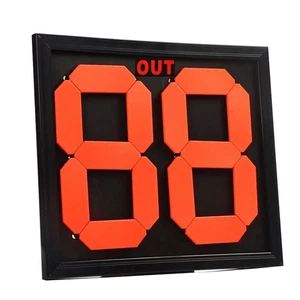 Football Soccer Manual Substitution Board Card Easily Operate Double Sided - Picture 1 of 7