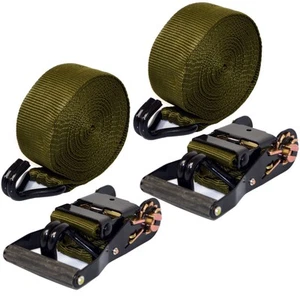 SPORTSMANS 2PC 2IN X 20' RATCHET TIE DOWN - Picture 1 of 3