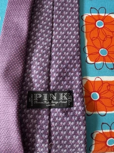 Thomas Pink Lilac 100% Silk Tie - Picture 1 of 7