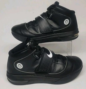 Nike Mens Sz 9 Zoom Soldier IV Lebron James Black Witness Hi Top Sneaker - Picture 1 of 11