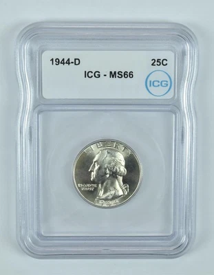 1944-D Washington Quarter MS66 ICG - Image 1 of 4