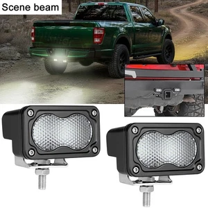 2X For Trailer Tow Hitch Mounts 3" LED Cube Lights Pods Truck Revers DRL Running - Picture 1 of 17