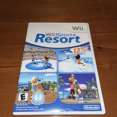 Wii Sports Resort (Nintendo Wii, 2009) CIB w/ Case, Manual & Inserts – Tested - Image 1 of 4