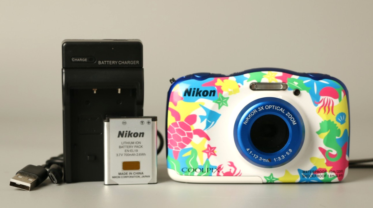 Nikon - 良品中古 COOLPIX W100 マリン  M999 Amazon | Nikon デジタルカメラ COOLPIX W100 防水 W100MR