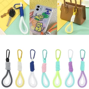 Color Trousers Accessories Braided Strips Mesh Landyard Phone Strap Lanyard - Photo 1 sur 18