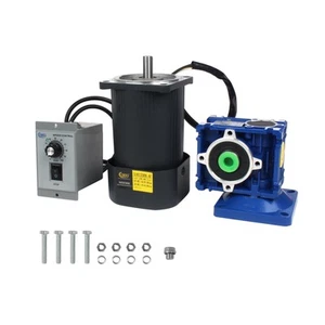 120W Worm Gear Motor RV30 Reducer Ratio 1:40 with Speed Governor Controller,A... - Picture 1 of 9